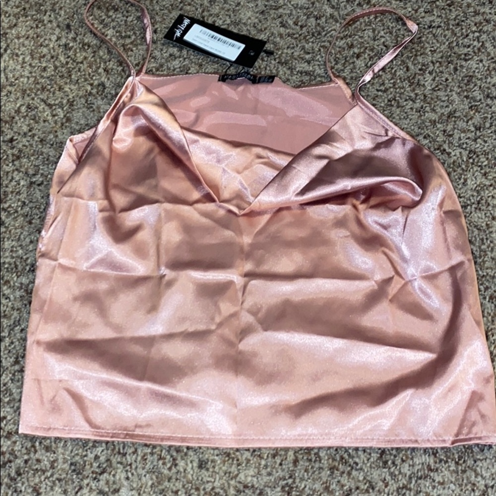 Pink Silky Top
